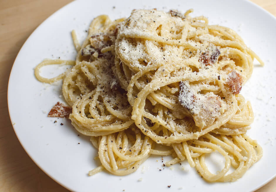 Pravé (Spaghetti) Carbonara