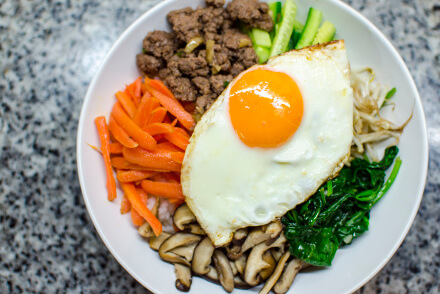 Korejsky Bibimbap